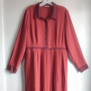 ModCloth women's extra large rust colored dress
